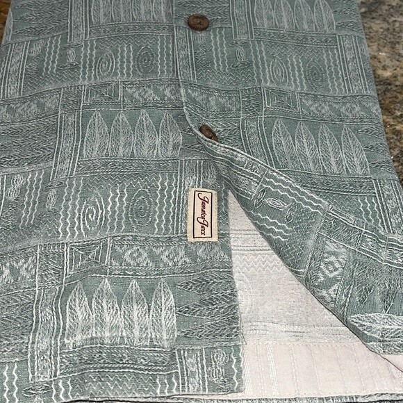 Jamaica Jaxx Men’s Silk Hawaiian Vacation Short Sleeve Button Down Shirt XXL - Picture 12 of 12